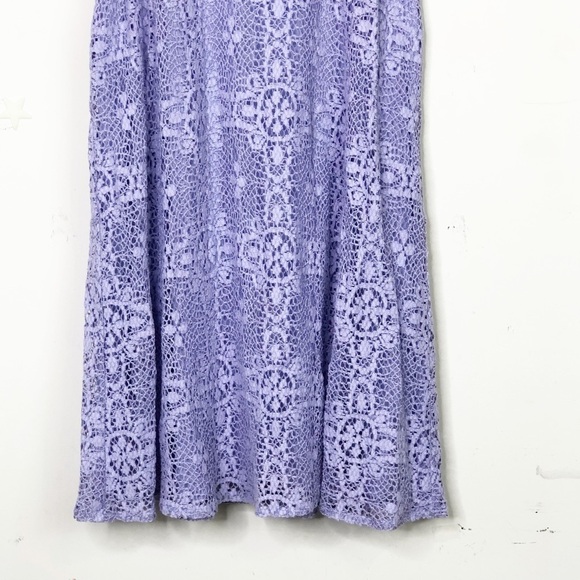 𝅺FREE People Small Lilac lace mini Dress - Picture 6 of 14